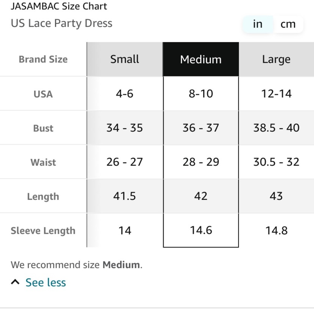 JASAMBAC Vintage Style Lined Lace Midi Dress - Picture 6 of 6